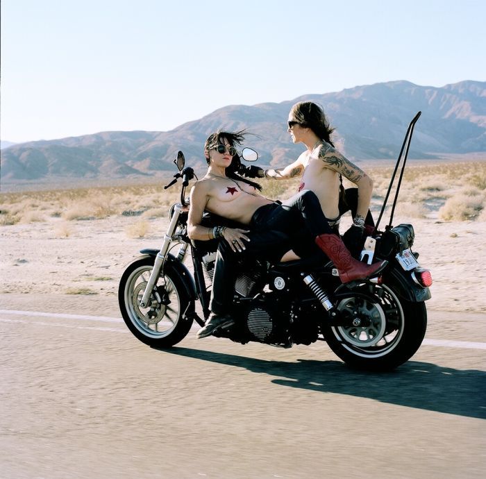 Girls on a motorcycle in Sao Jose dos Campos