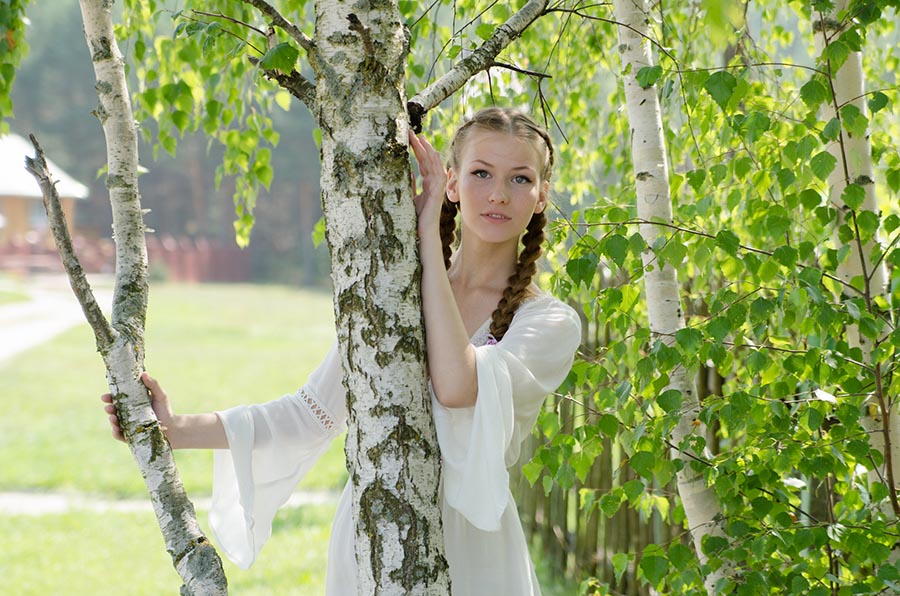 Women in Slavic costumes in Sao Jose dos Campos