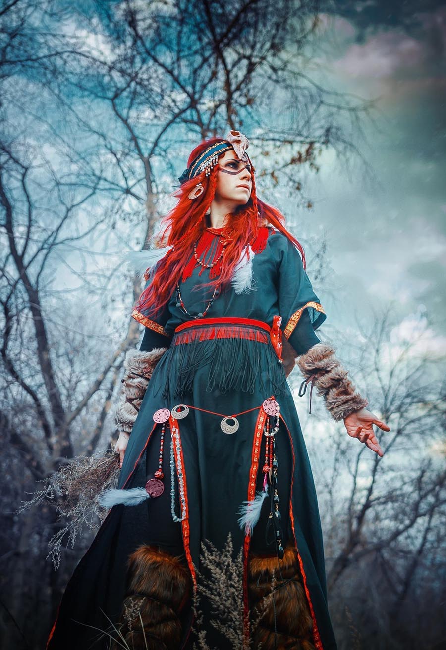 Girls in Slavic costumes underwear in Sao Jose dos Campos